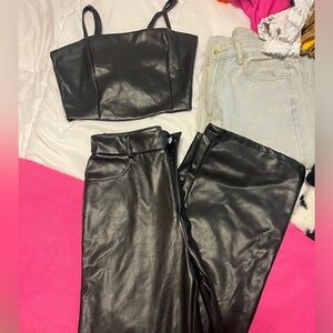 Super cute leather set!!!